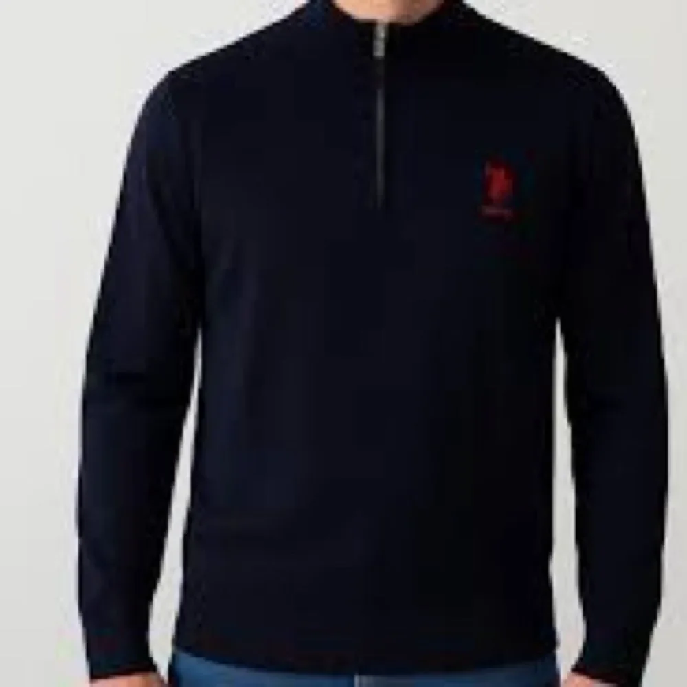 NWT US Polo Assn Quarter Zip Knit Sweater Size 18